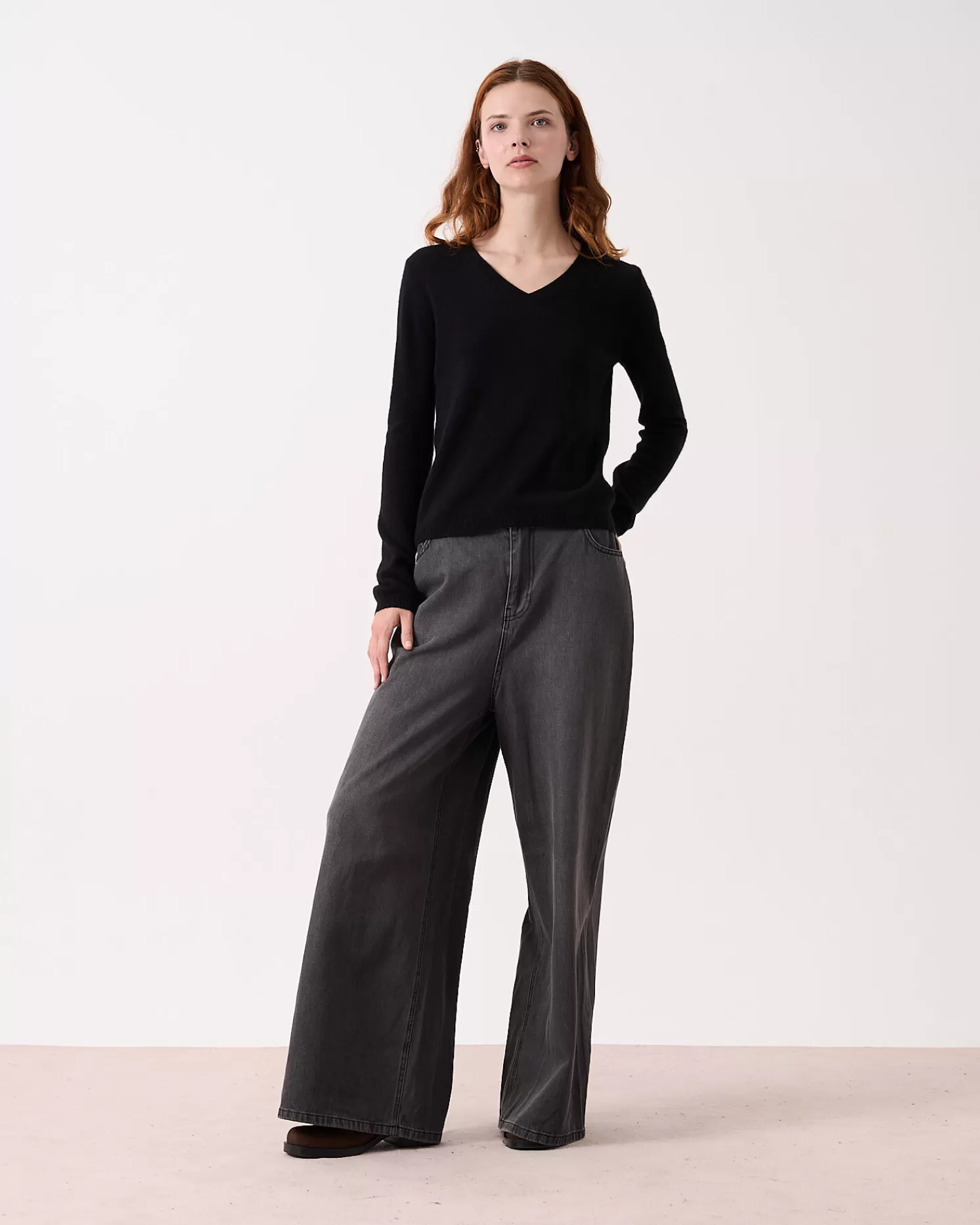 Absolut Cashmere Aife<DAMES V-Hals | 100% Kasjmier