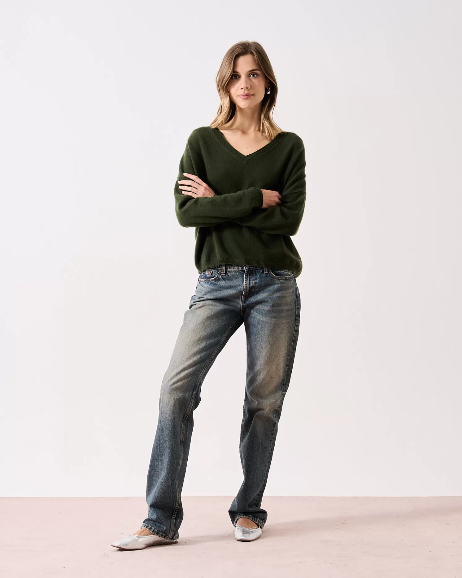 Absolut Cashmere Alicia<DAMES V-Hals | 100% Kasjmier