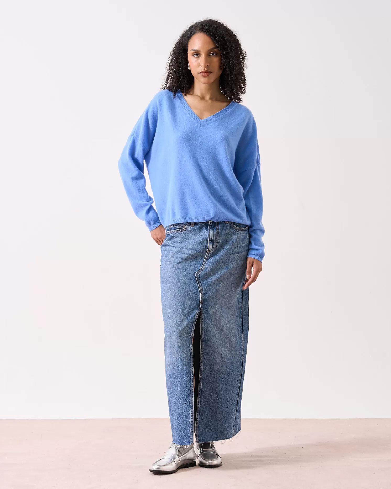 Absolut Cashmere Alicia<DAMES V-Hals | 100% Kasjmier