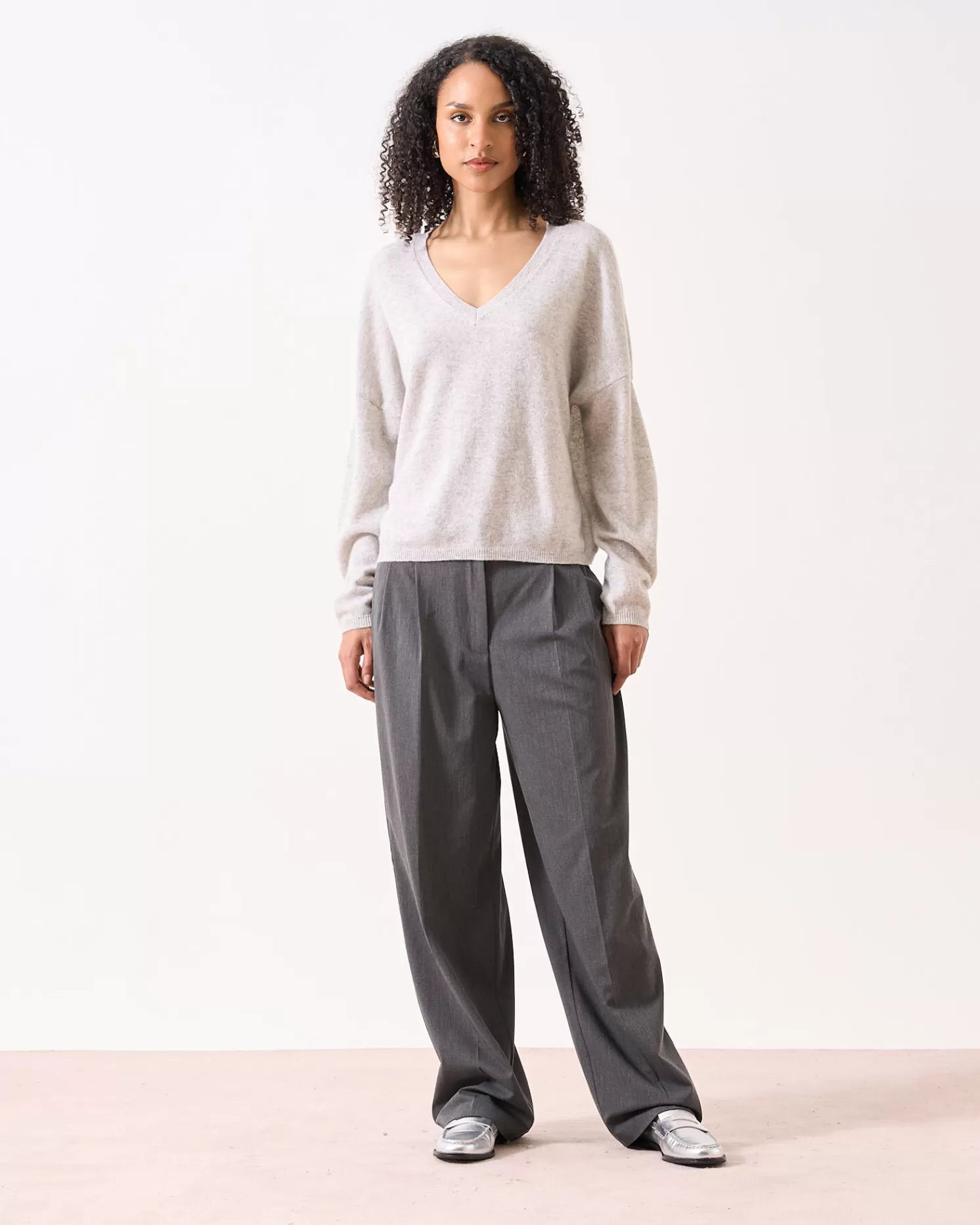 Absolut Cashmere Alicia<DAMES V-Hals | 100% Kasjmier