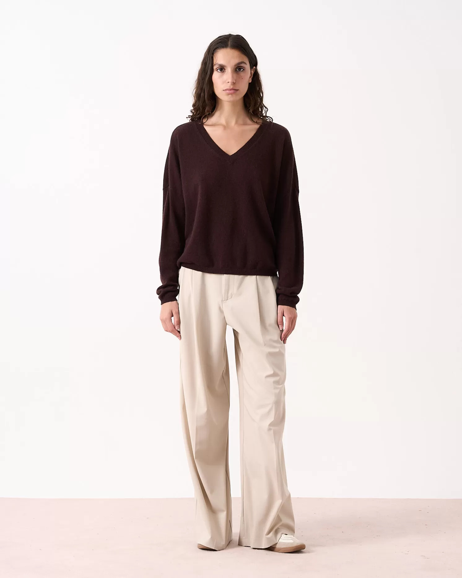Absolut Cashmere Alicia<DAMES V-Hals | 100% Kasjmier