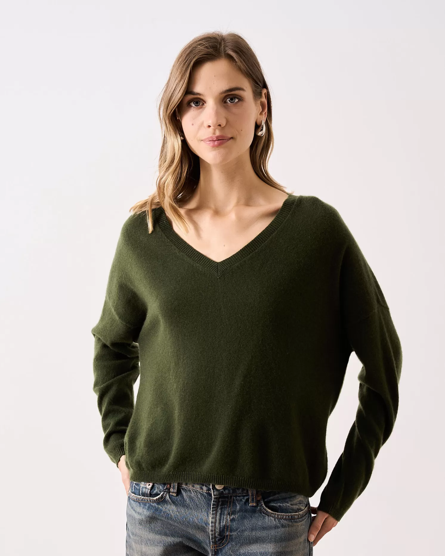 Absolut Cashmere Alicia<DAMES V-Hals | 100% Kasjmier