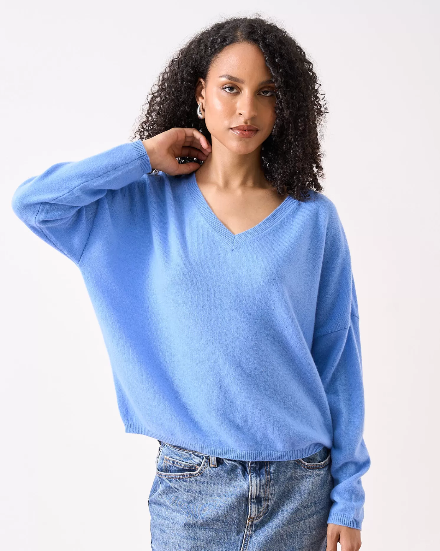 Absolut Cashmere Alicia<DAMES V-Hals | 100% Kasjmier