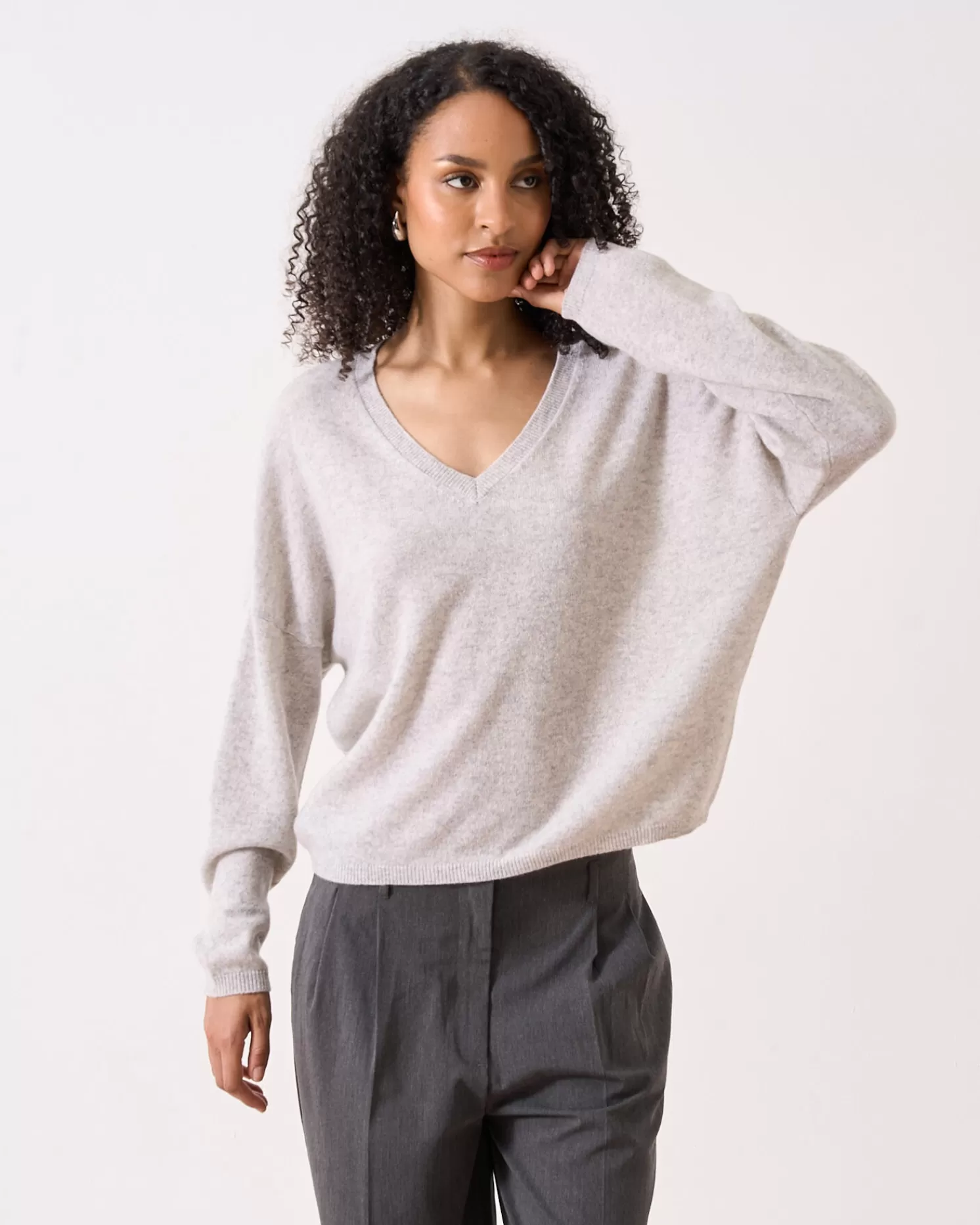 Absolut Cashmere Alicia<DAMES V-Hals | 100% Kasjmier