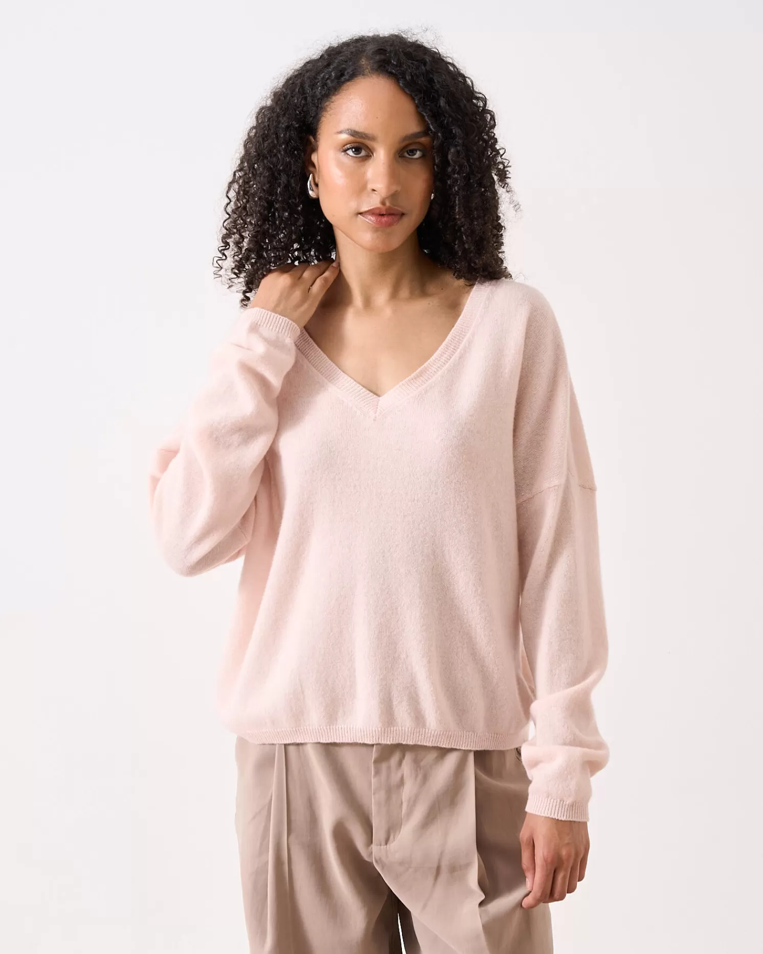 Absolut Cashmere Alicia<DAMES V-Hals | 100% Kasjmier