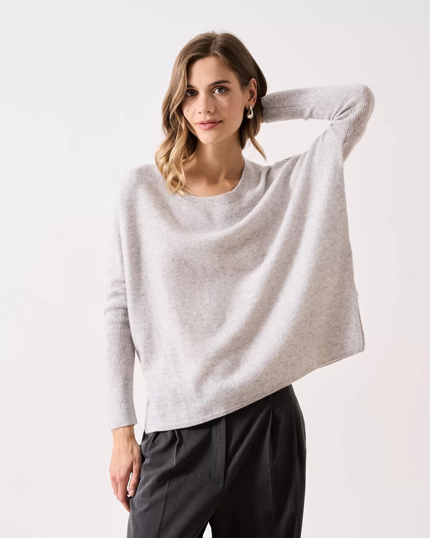 Absolut Cashmere Astrid<DAMES Ronde Hals | Poncho'S