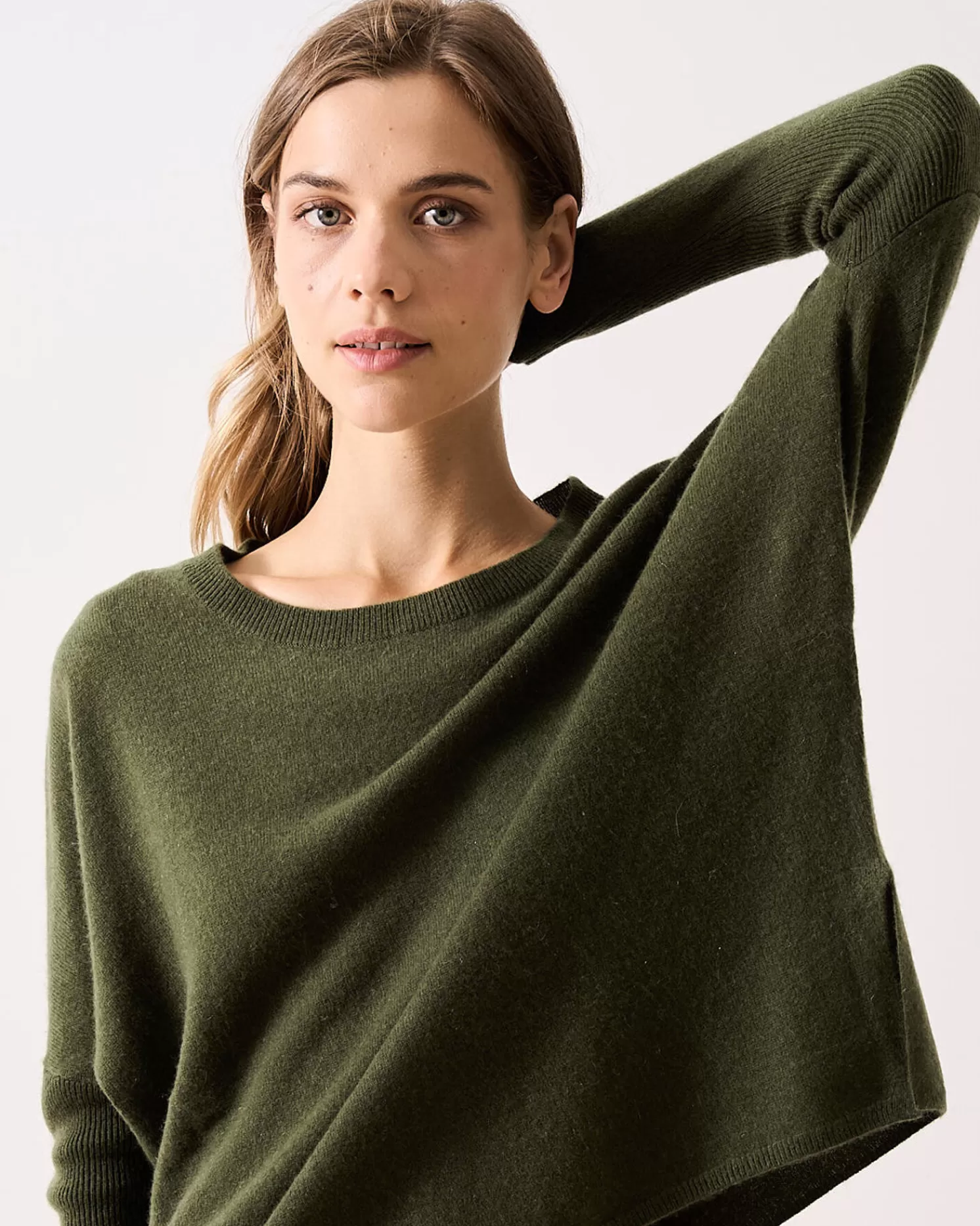 Absolut Cashmere Astrid<DAMES Ronde Hals | Poncho'S