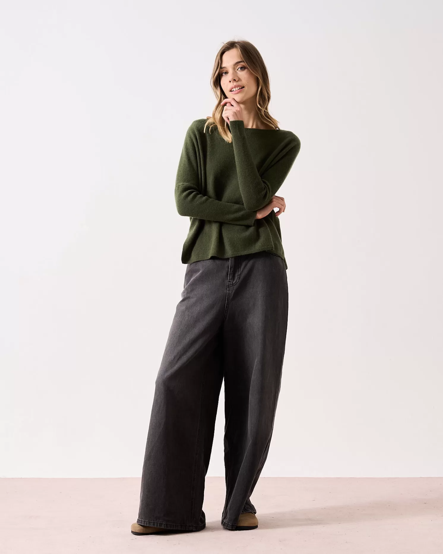 Absolut Cashmere Astrid<DAMES Ronde Hals | Poncho'S