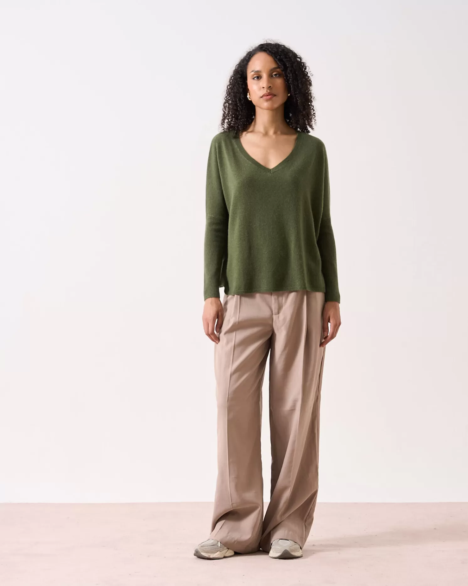 Absolut Cashmere Camille<DAMES V-Hals | Poncho'S