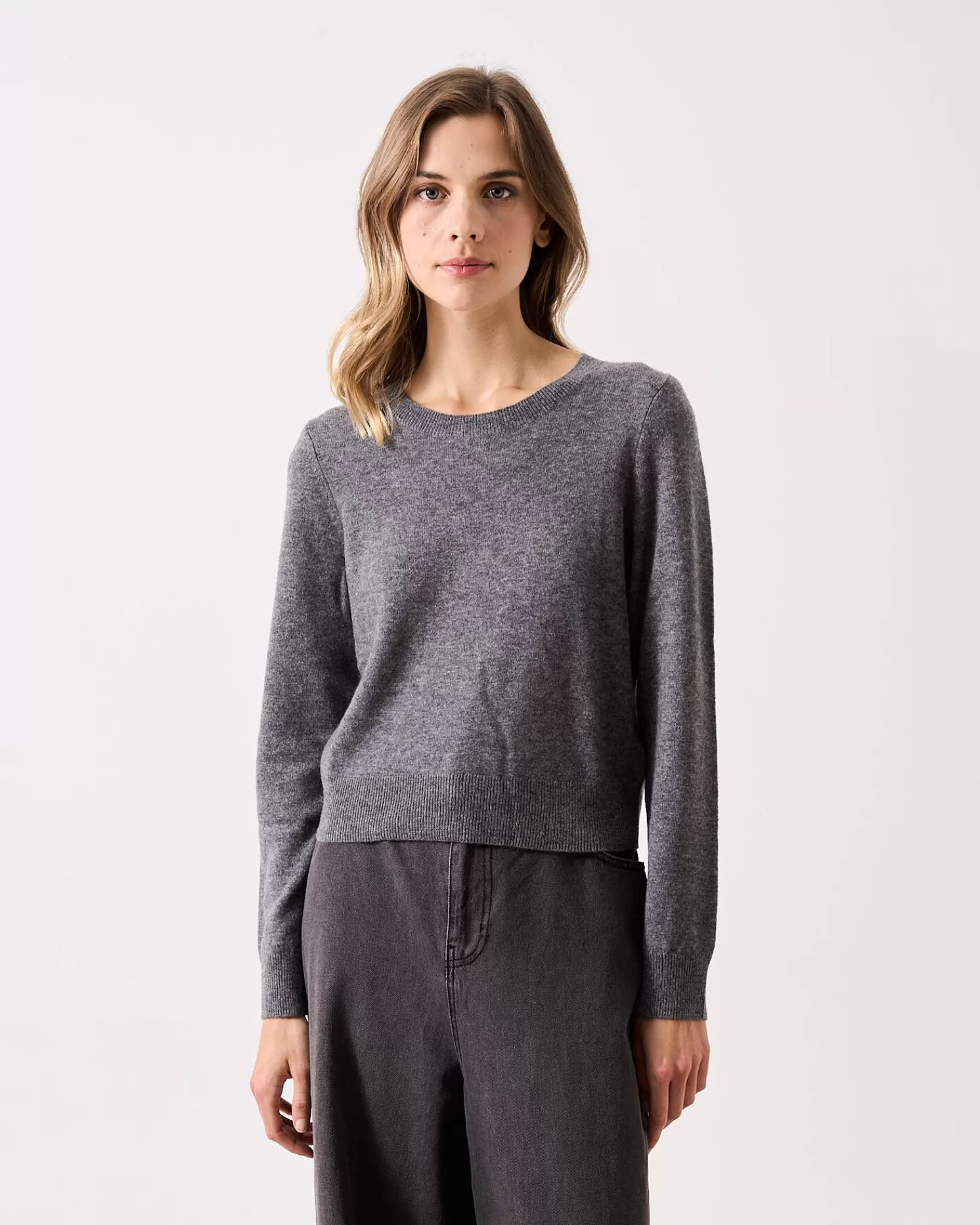 Absolut Cashmere Carlie<DAMES Ronde Hals | 100% Kasjmier
