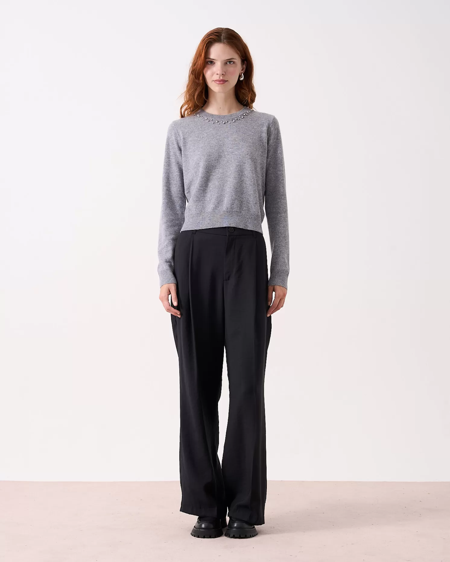 Absolut Cashmere Carlie Sparkles<DAMES Ronde Hals