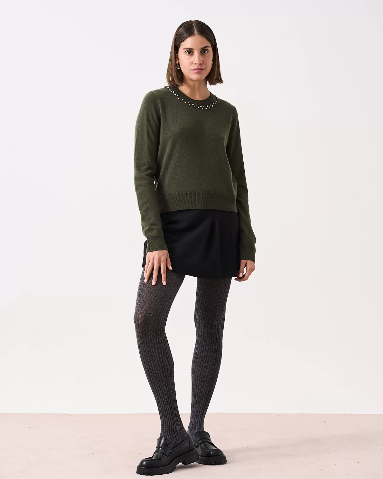 Absolut Cashmere Carlie Sparkles<DAMES Ronde Hals
