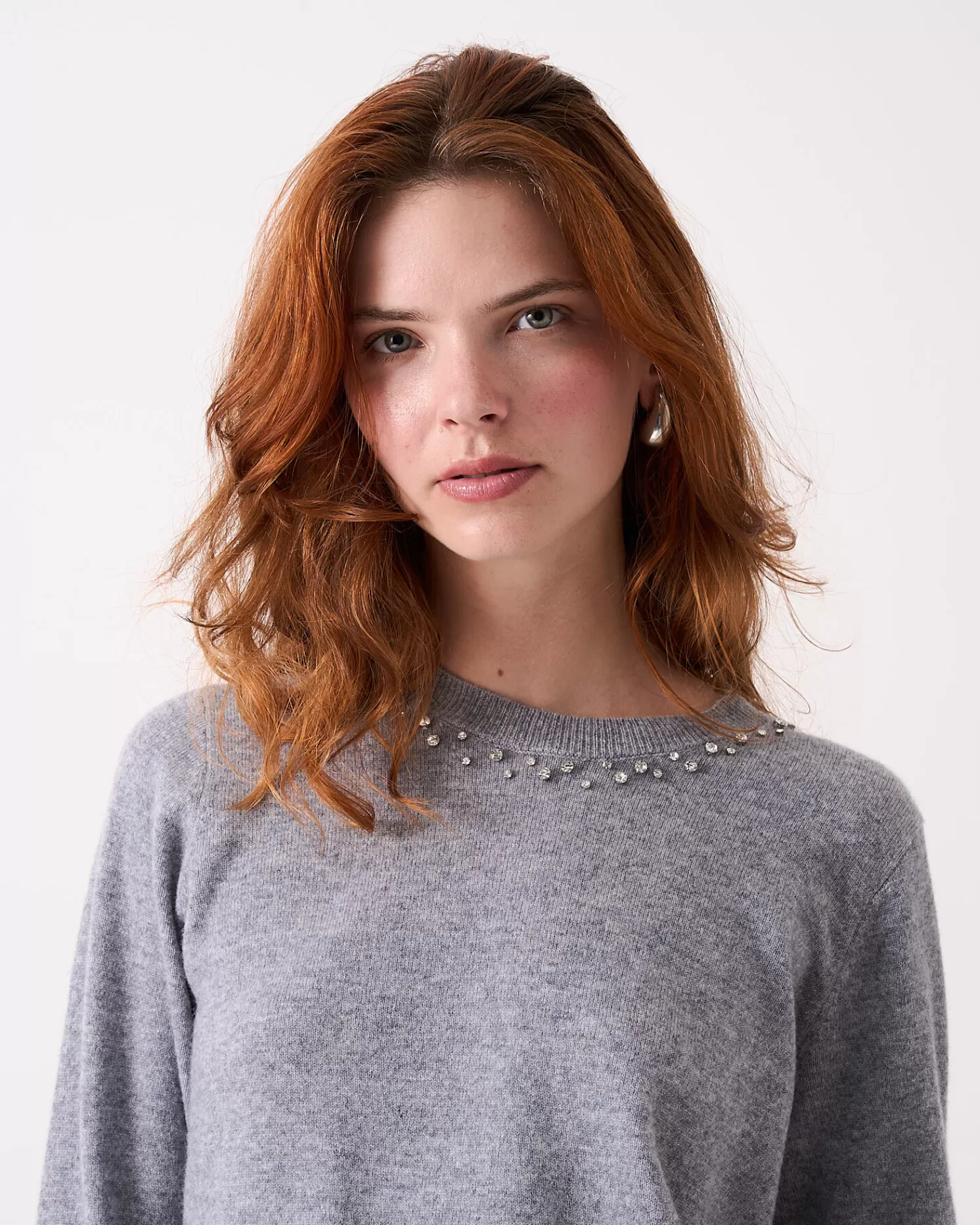Absolut Cashmere Carlie Sparkles<DAMES Ronde Hals