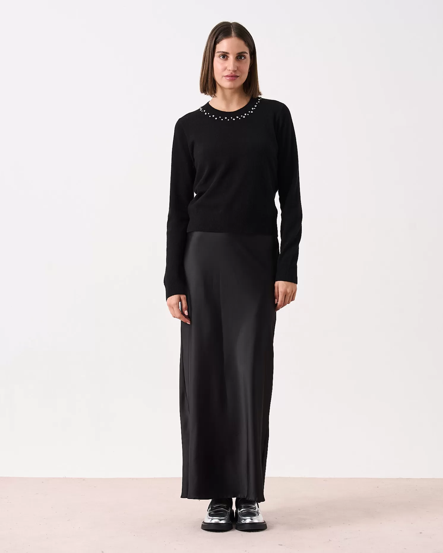 Absolut Cashmere Carlie Sparkles<DAMES Ronde Hals