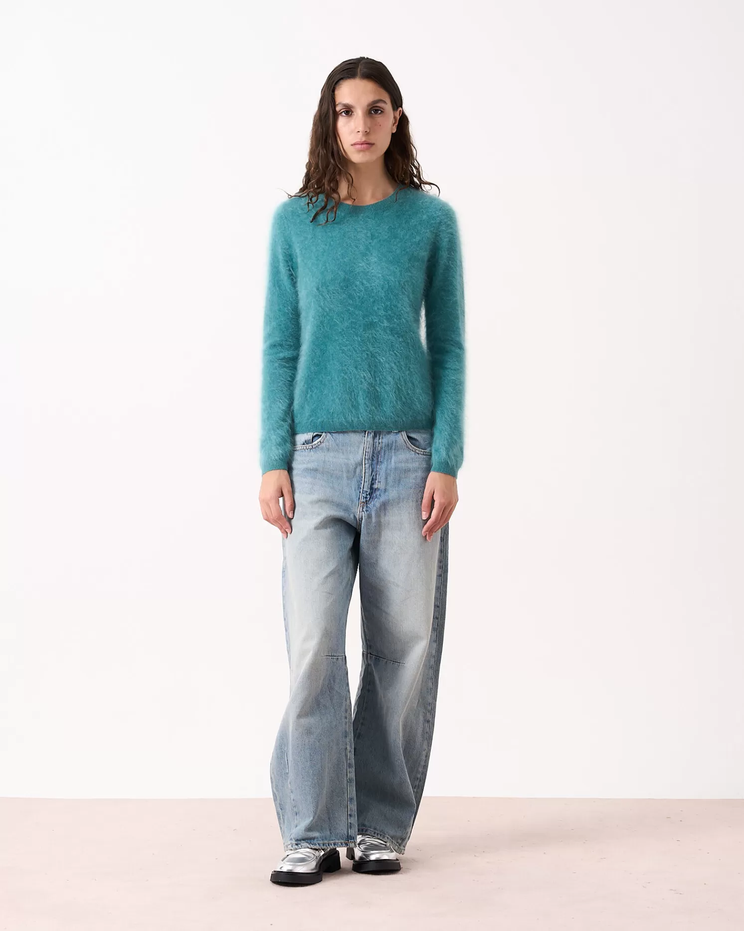 Absolut Cashmere Clare<DAMES Ronde Hals | 100% Kasjmier
