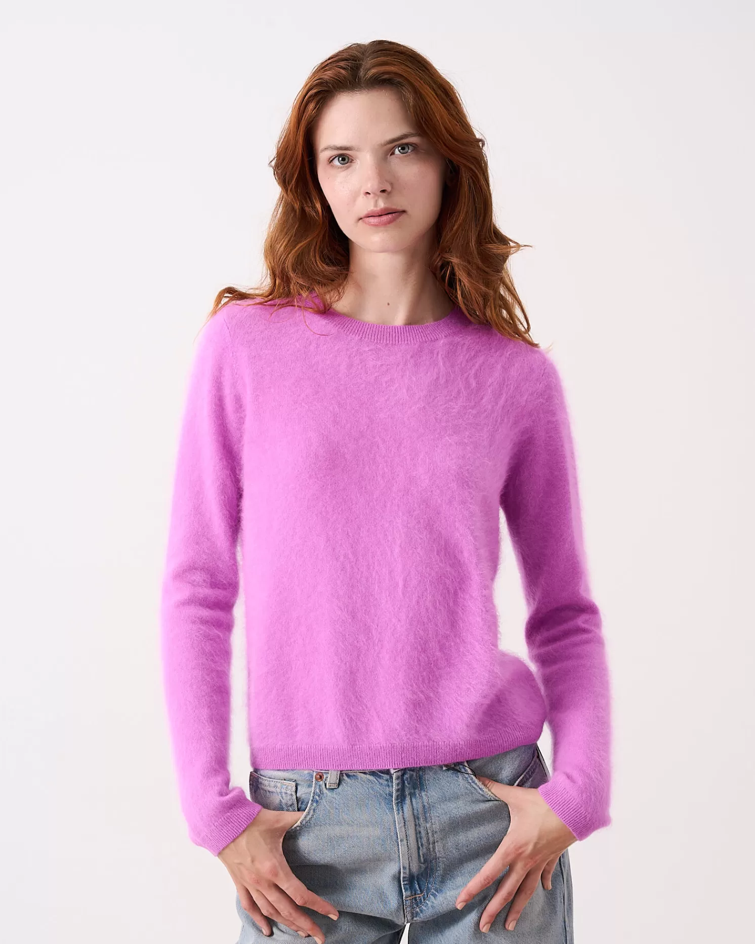 Absolut Cashmere Clare<DAMES Ronde Hals | 100% Kasjmier