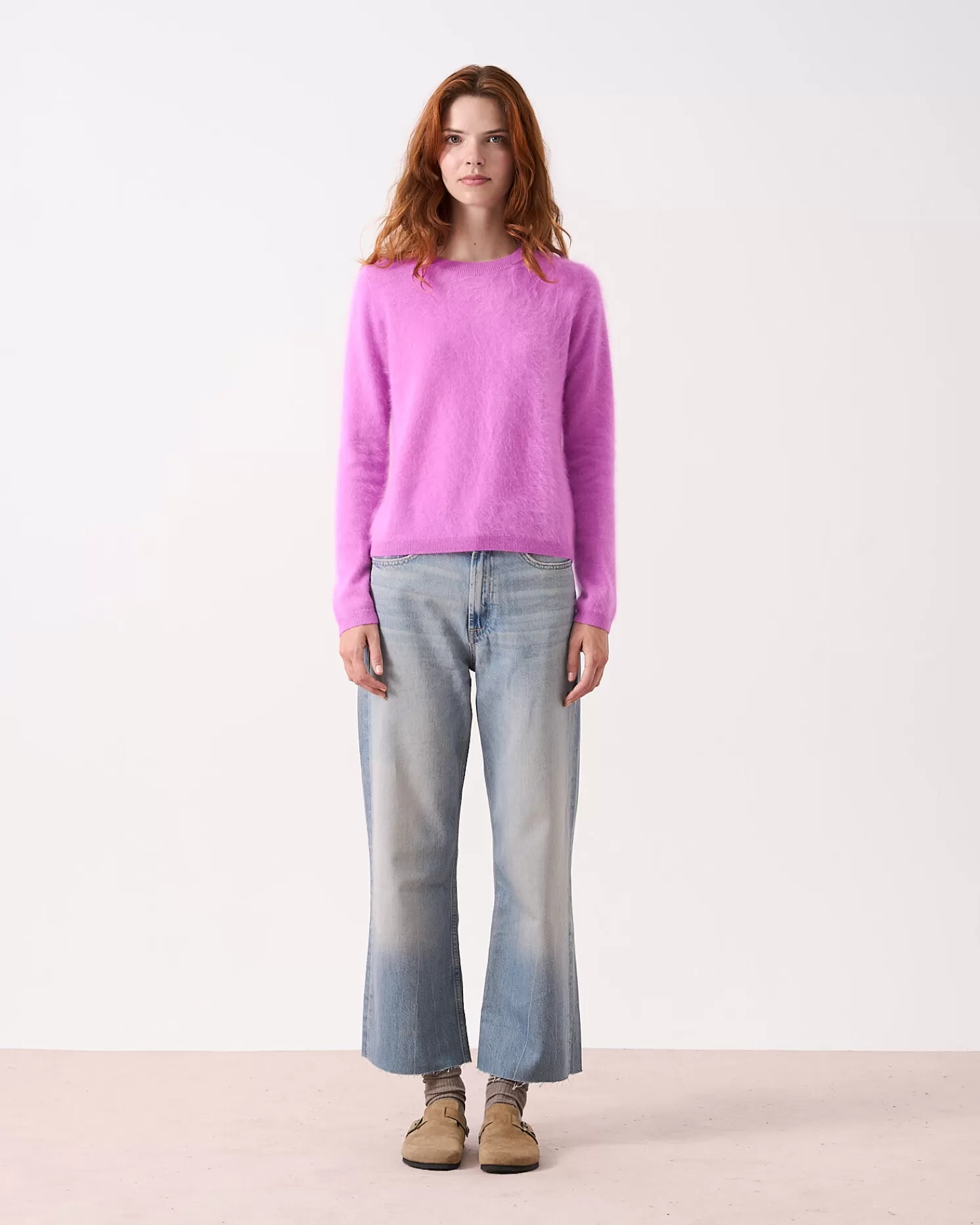 Absolut Cashmere Clare<DAMES Ronde Hals | 100% Kasjmier