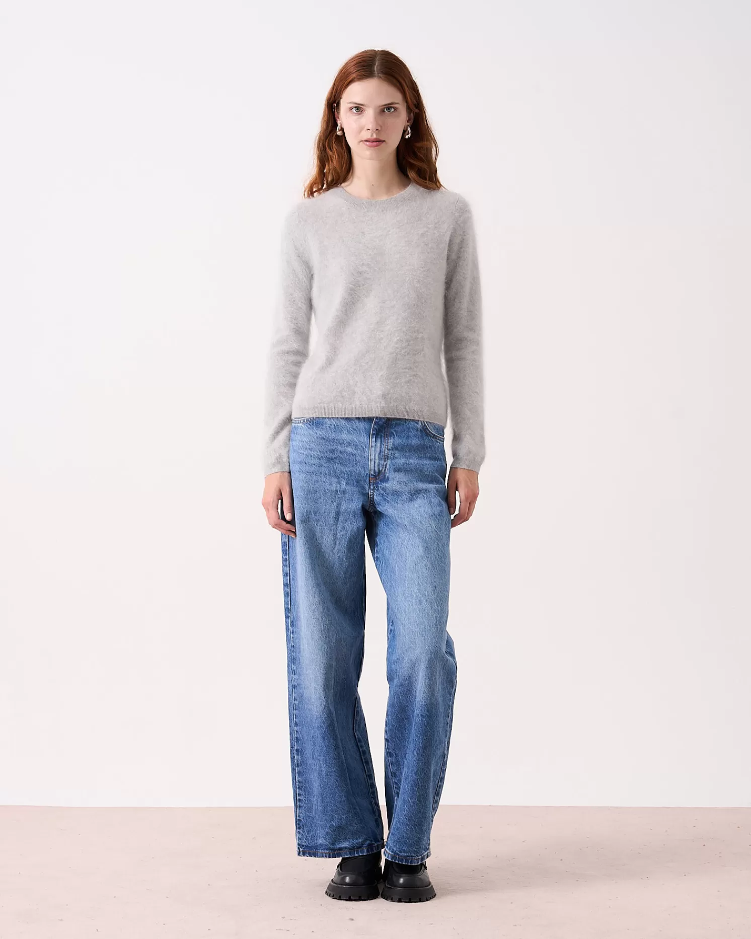 Absolut Cashmere Clare<DAMES Ronde Hals | 100% Kasjmier