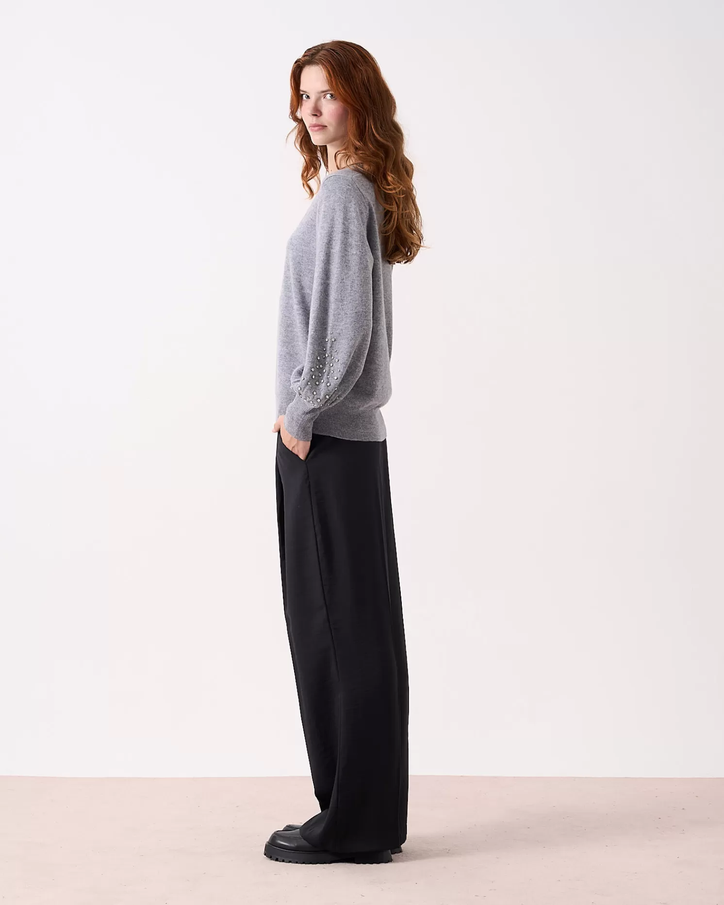 Absolut Cashmere Joy Sparkles<DAMES Ronde Hals