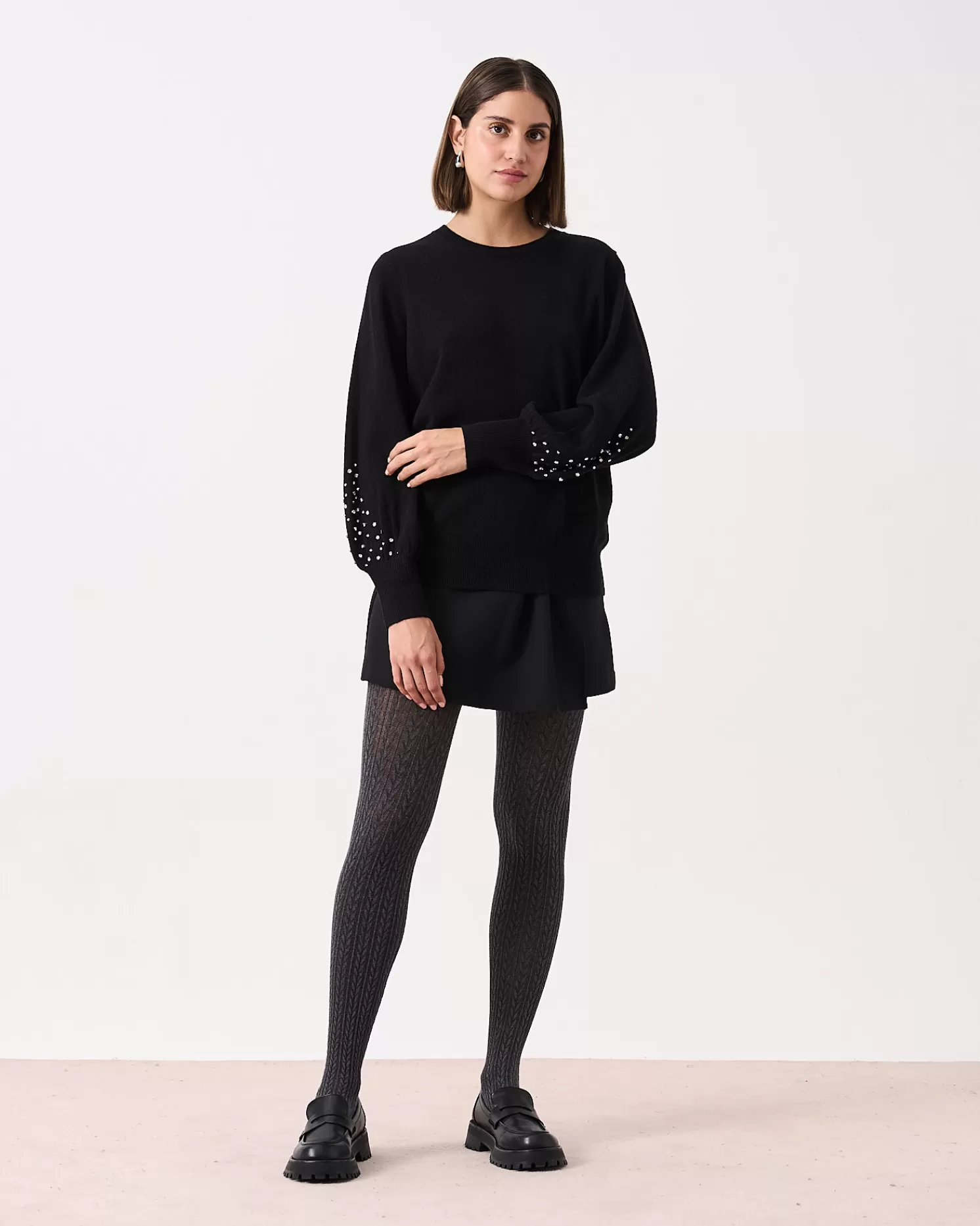 Absolut Cashmere Joy Sparkles<DAMES Ronde Hals