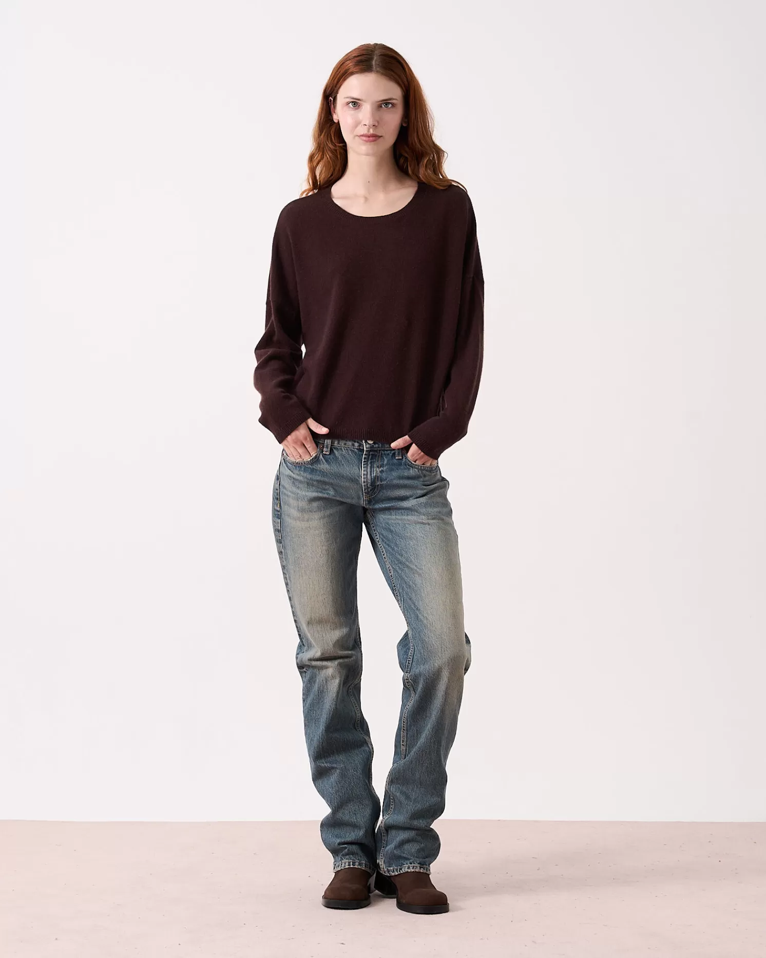 Absolut Cashmere Kaira<DAMES Ronde Hals | 100% Kasjmier