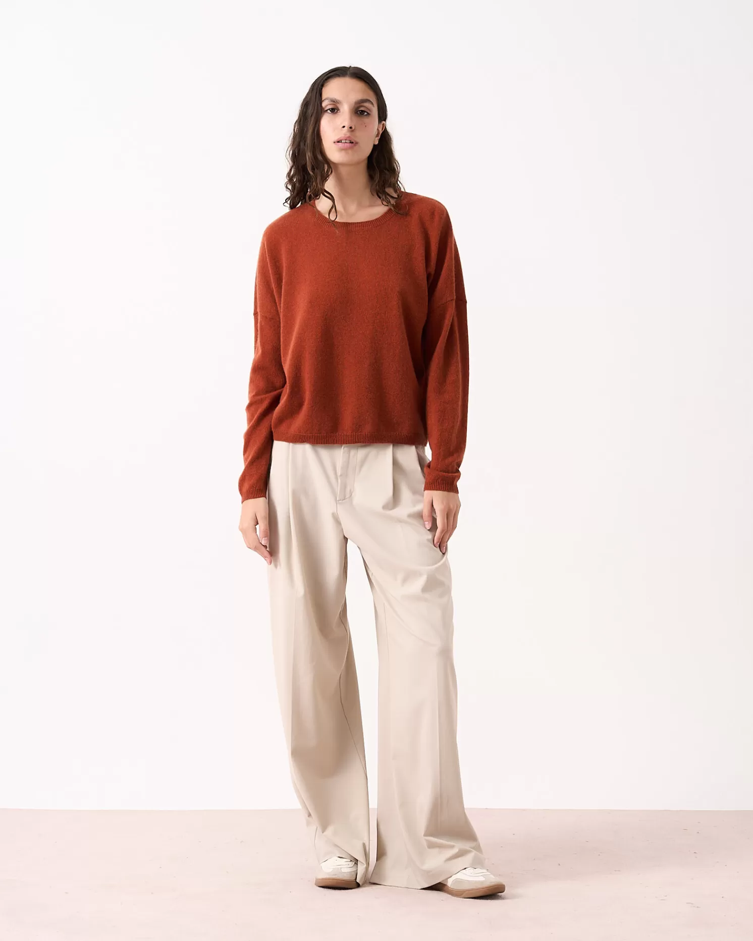 Absolut Cashmere Kaira<DAMES Ronde Hals | 100% Kasjmier