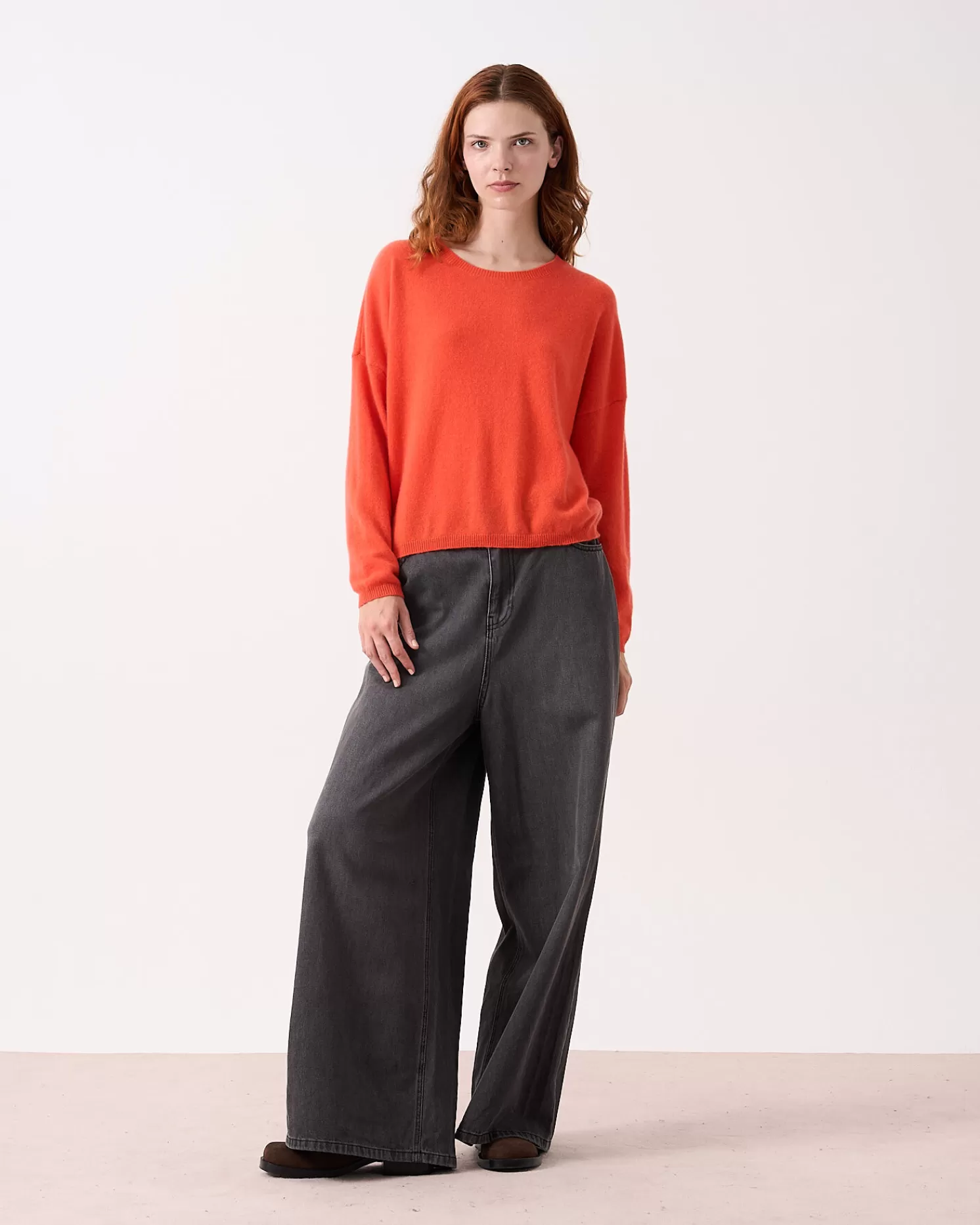 Absolut Cashmere Kaira<DAMES Ronde Hals | 100% Kasjmier