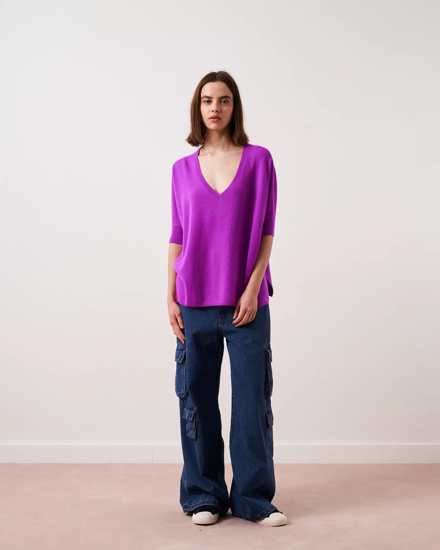 Absolut Cashmere Kate<DAMES V-Hals | Poncho'S