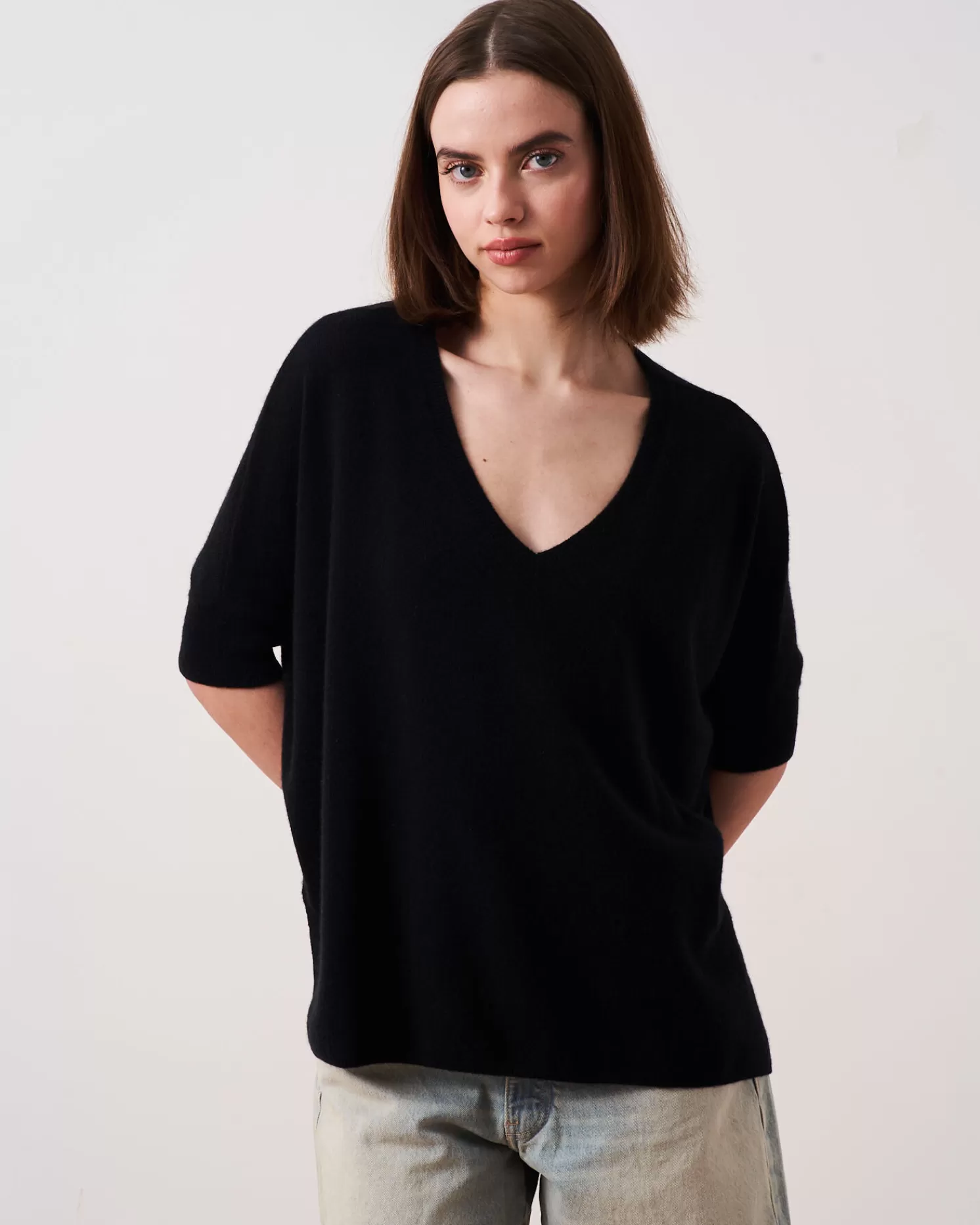 Absolut Cashmere Kate<DAMES V-Hals | 100% Kasjmier