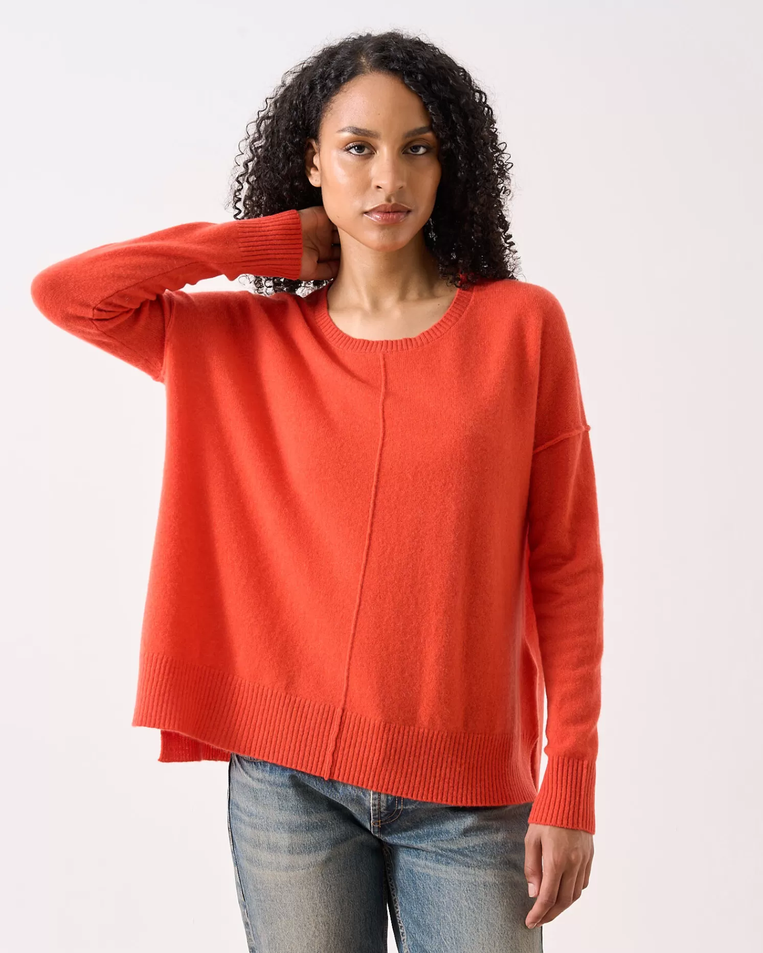 Absolut Cashmere Kenza<DAMES Ronde Hals | 100% Kasjmier