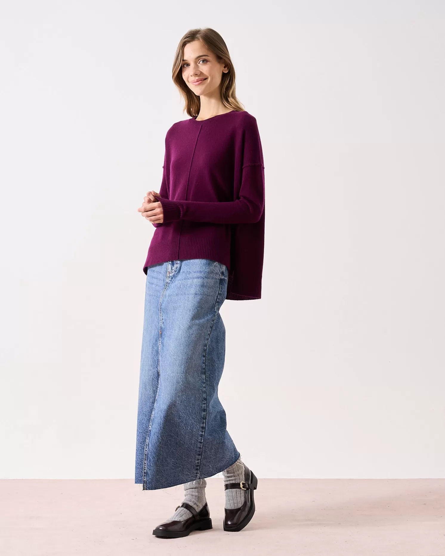 Absolut Cashmere Kenza<DAMES Ronde Hals | 100% Kasjmier