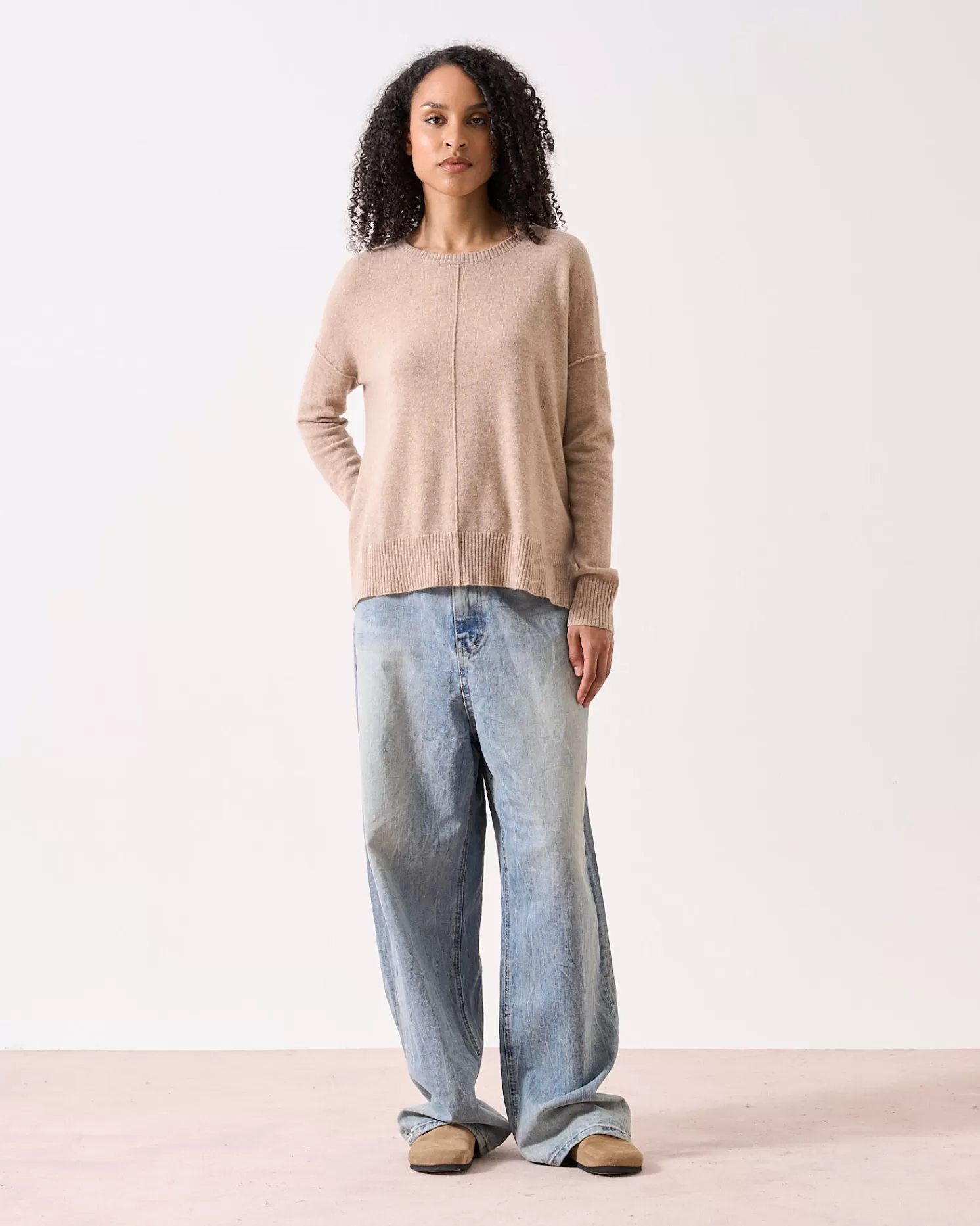 Absolut Cashmere Kenza<DAMES Ronde Hals | 100% Kasjmier