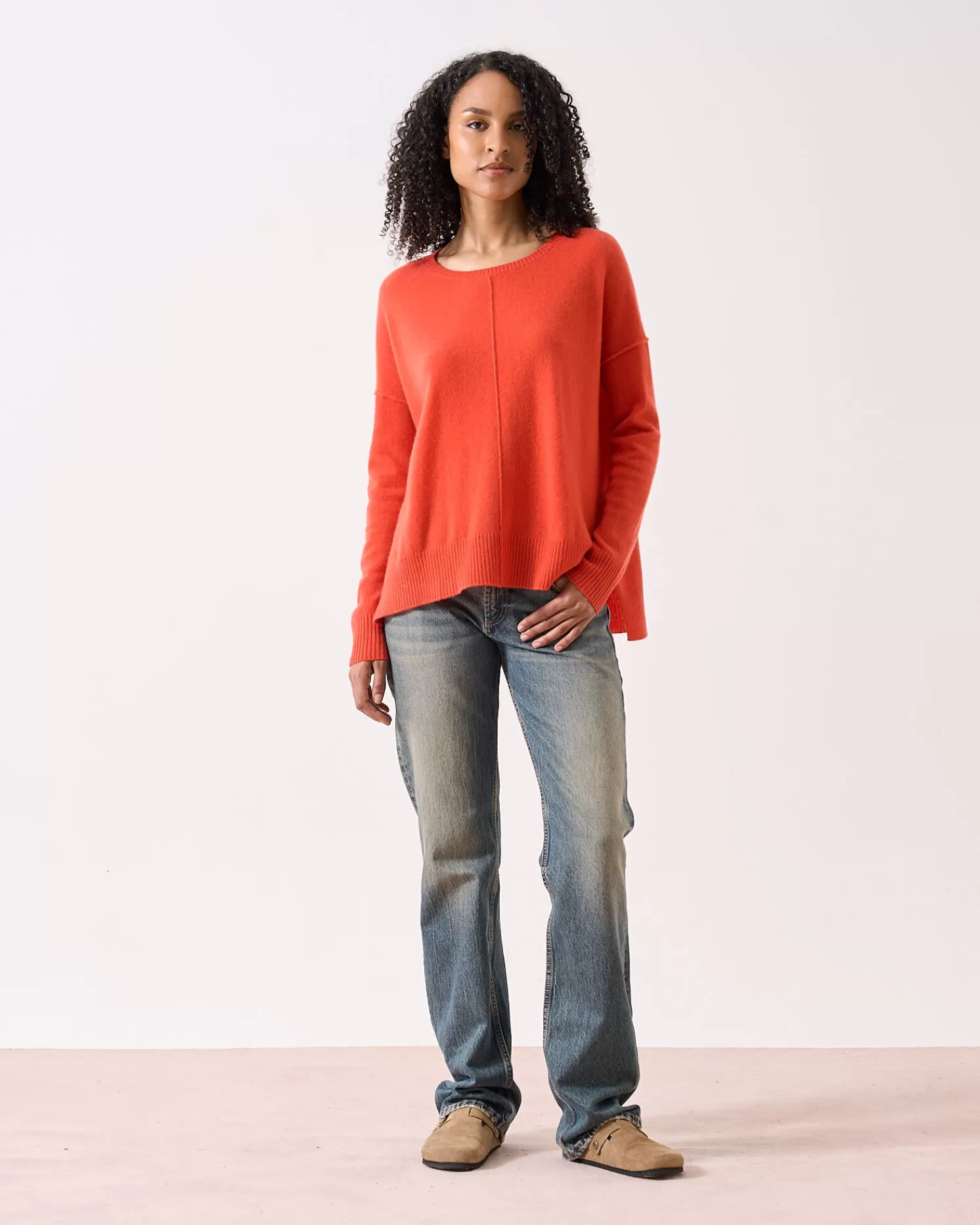 Absolut Cashmere Kenza<DAMES Ronde Hals | 100% Kasjmier