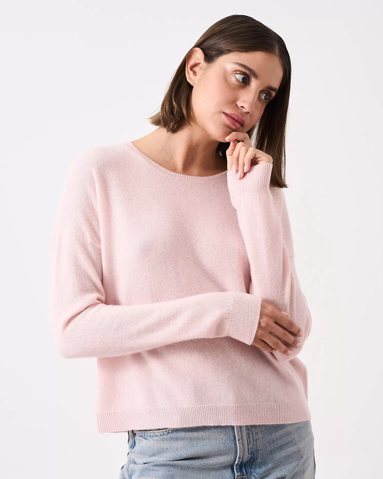 Absolut Cashmere Lisa<DAMES Ronde Hals | 100% Kasjmier