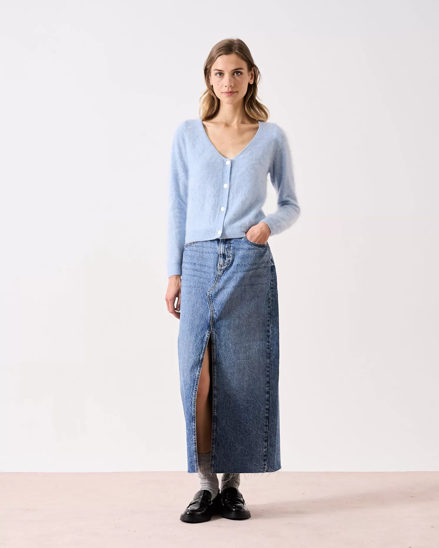 Absolut Cashmere Neve<DAMES Vesten | 100% Kasjmier
