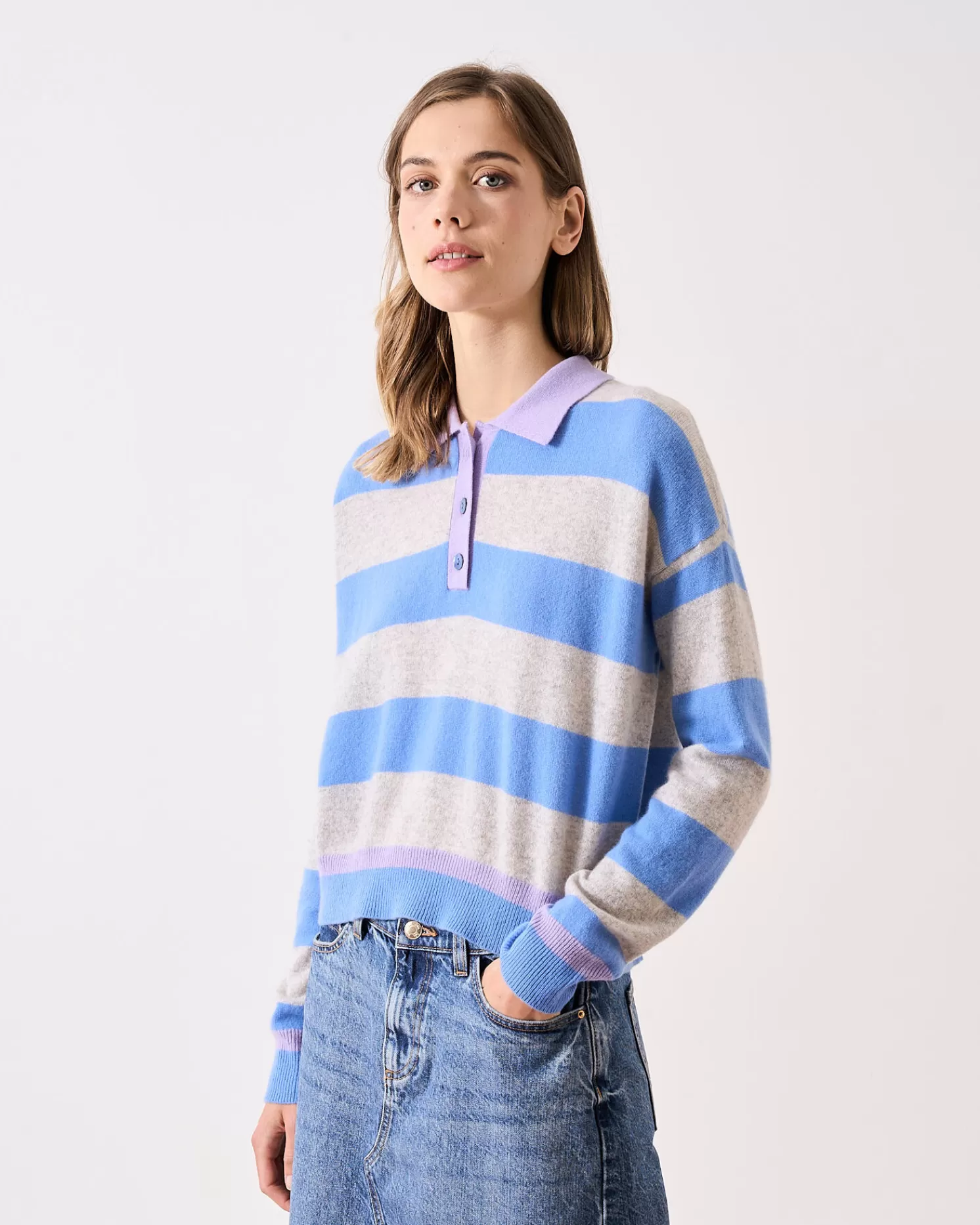 Absolut Cashmere Ona<DAMES V-Hals | 100% Kasjmier