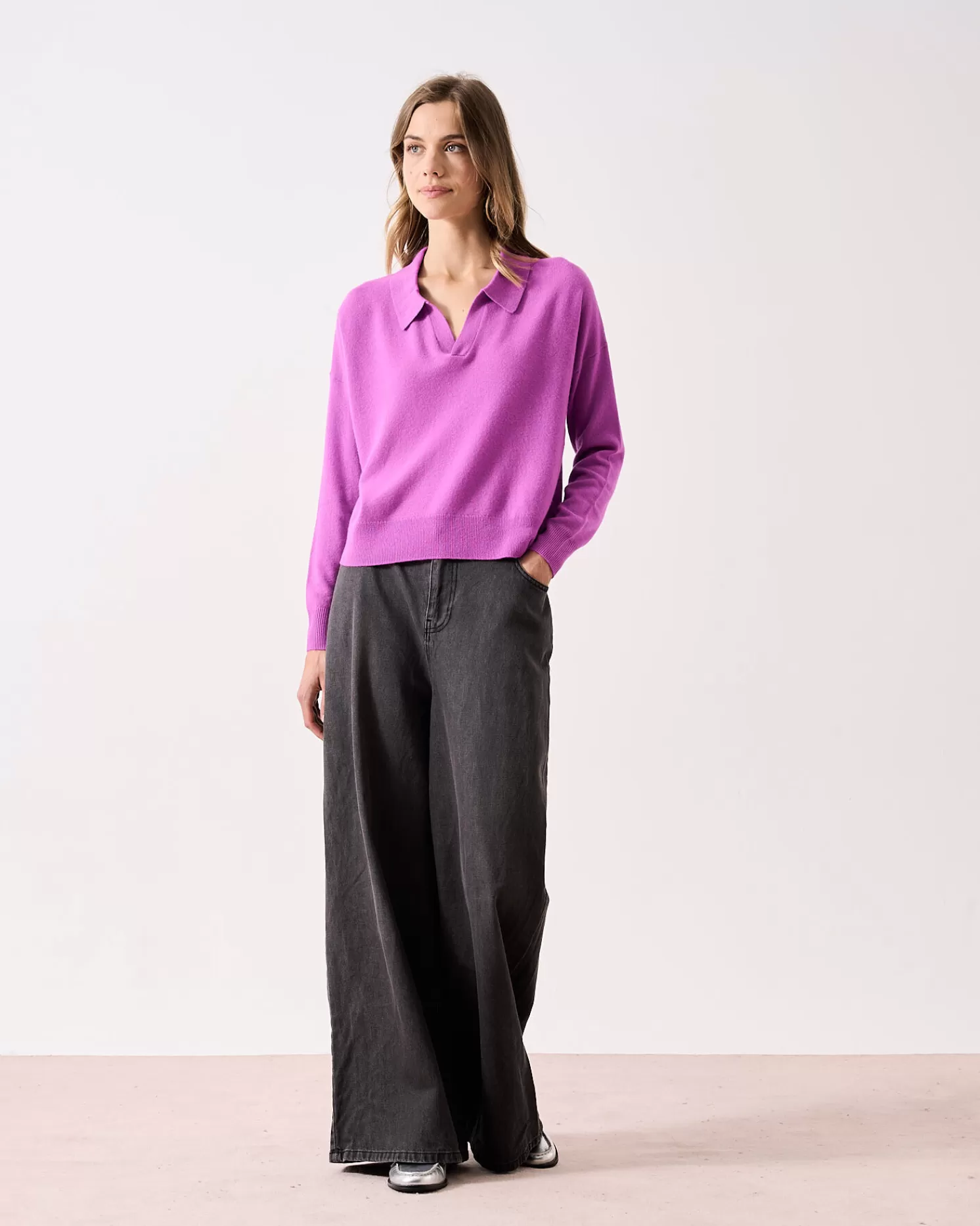Absolut Cashmere Pia<DAMES V-Hals | 100% Kasjmier