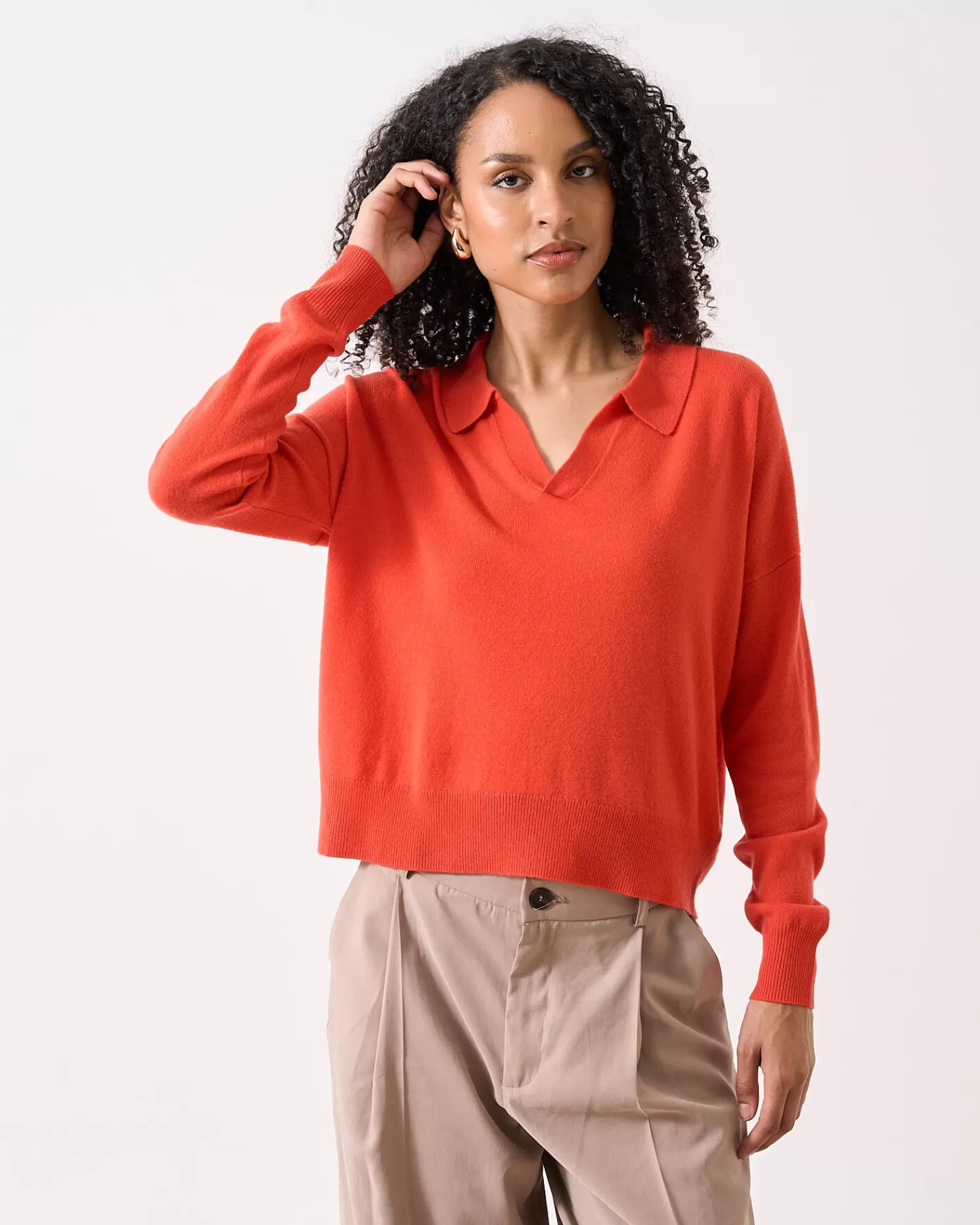 Absolut Cashmere Pia<DAMES V-Hals | 100% Kasjmier