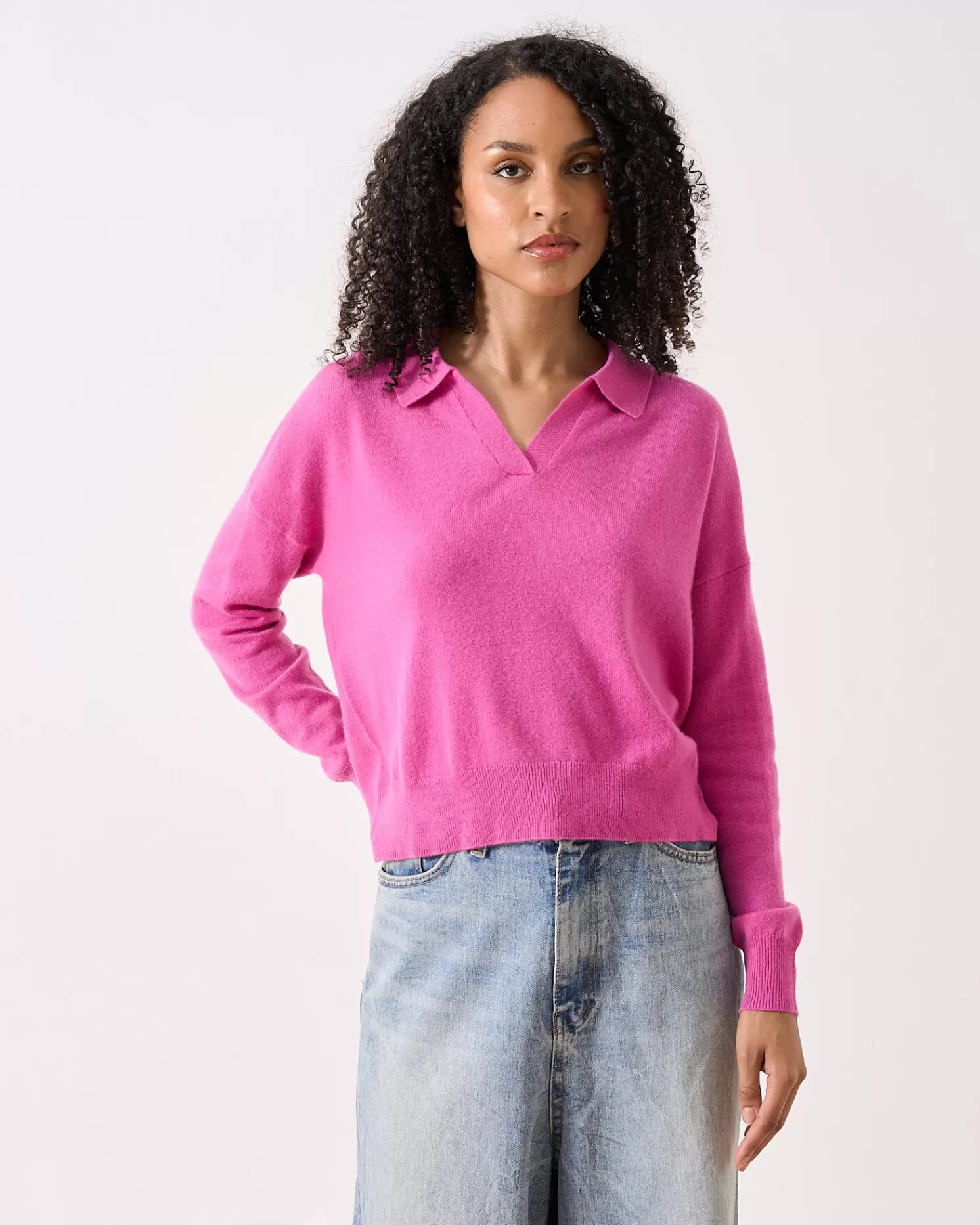 Absolut Cashmere Pia<DAMES V-Hals | 100% Kasjmier