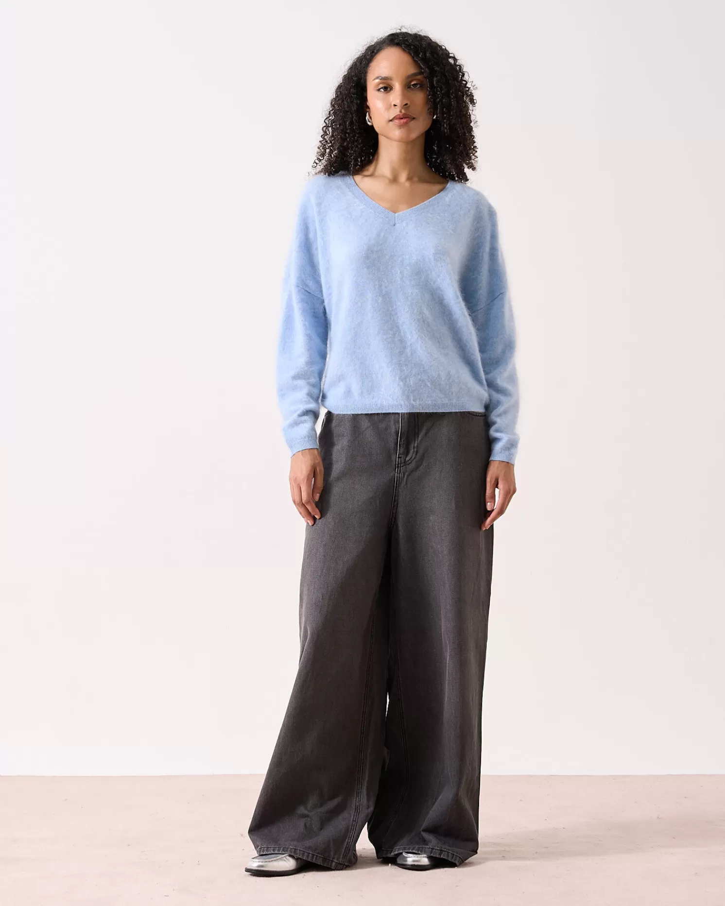 Absolut Cashmere Soeli<DAMES V-Hals | 100% Kasjmier