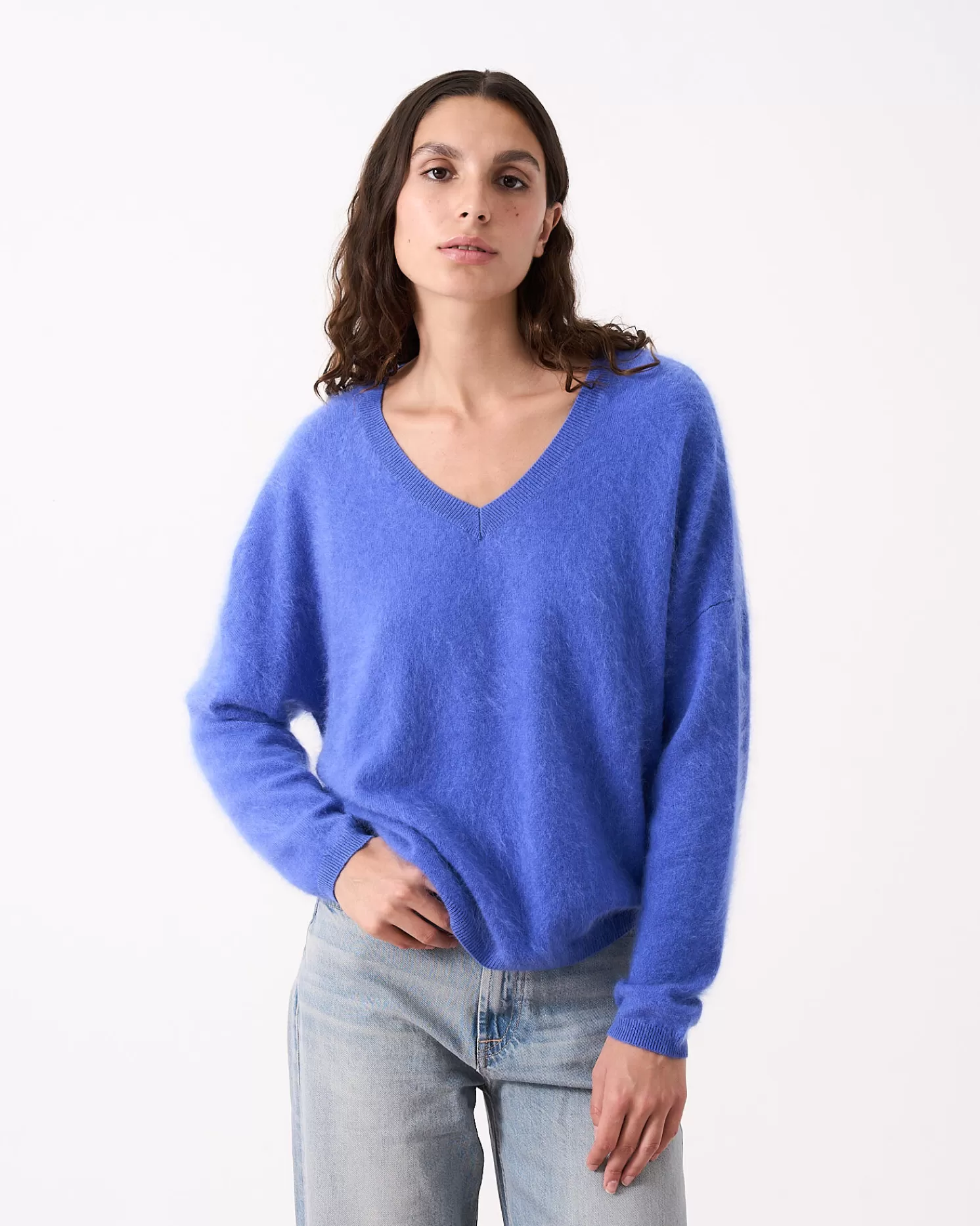 Absolut Cashmere Soeli<DAMES V-Hals | 100% Kasjmier