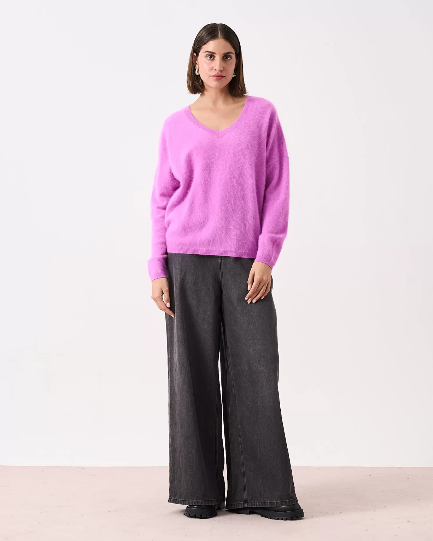 Absolut Cashmere Soeli<DAMES V-Hals | 100% Kasjmier