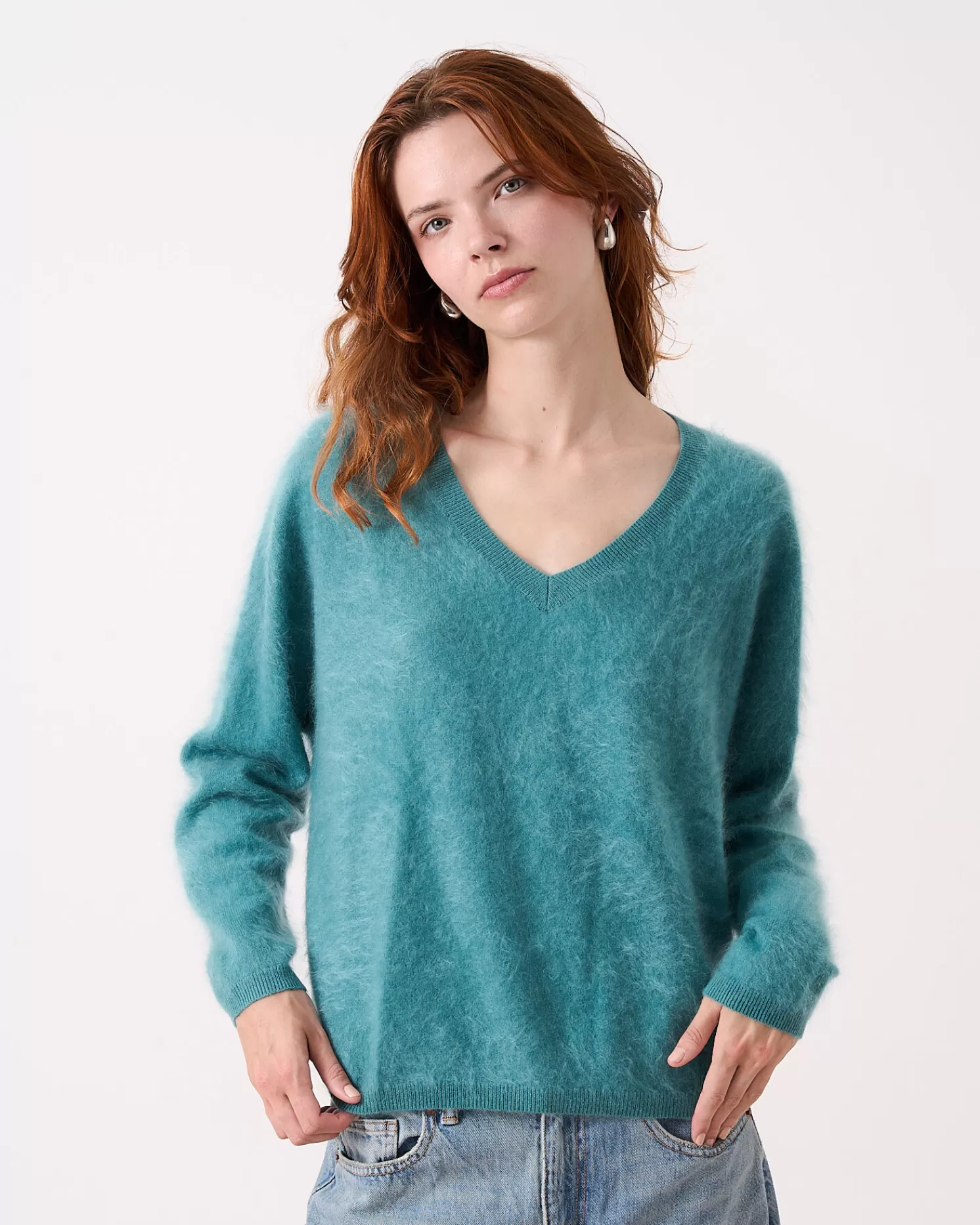 Absolut Cashmere Soeli<DAMES V-Hals | 100% Kasjmier