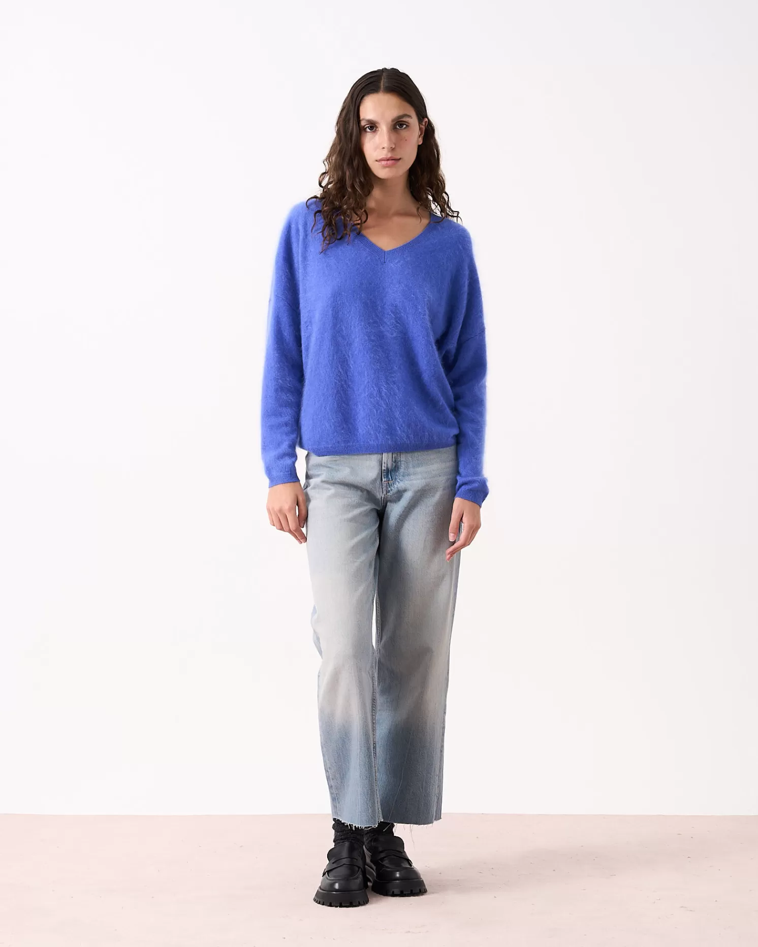 Absolut Cashmere Soeli<DAMES V-Hals | 100% Kasjmier